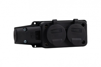 F-ELEKTRO Listwa gumowa 2x230V 16A IP54 F6.0396