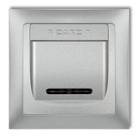 KARLIK DECO 7DSHSO-1 Łącznik hotelowy z ramką uniwersalną pojedynczą z tworzywa  DECO Soft