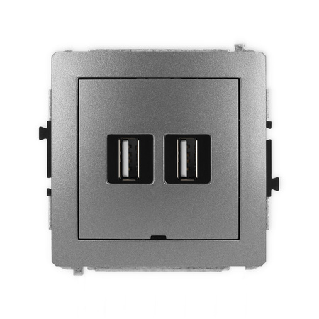 KARLIK DECO 11DGUSBBO-2  Gniazdo podwójne 2xUSB A-A 2.0