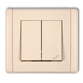 KARLIK FLEXI 1FWP-10.2 Łącznik jednobiegunowy ze schodowym (osobne zasilanie)