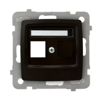 OSPEL KARO GPK-1S/p/40 Obudowa gniazda pojedynczego Keystone prosta