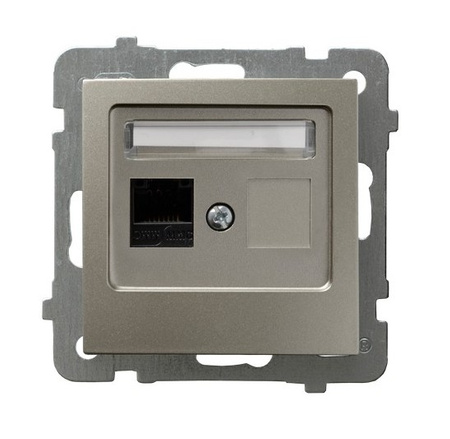 Ospel as GPK-1G/K/m/45 Gniazdo komputerowe pojedyncze, kat. 5e MMC