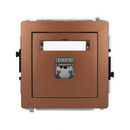 KARLIK DECO 9DGK-5 Gniazdo komputerowe pojedyńcze 1xRJ45