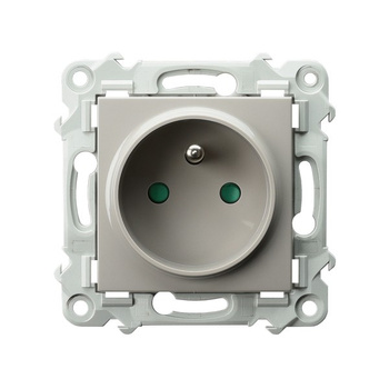 OSPEL SZAFIR GP-1ZZP/m/83 Gniazdo pojedyncze z uziemieniem, przesłony