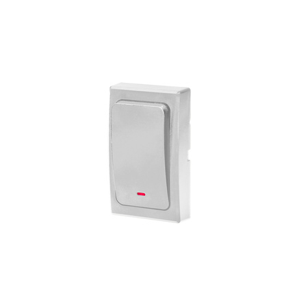 ONDO AC bezbateryjny przycisk bezprzewodowy do rozbudowy dzwonka ONDO AC, biały