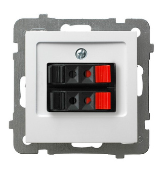 Ospel as GG-2G/m/00 Gniazdo głośnikowe podwójne