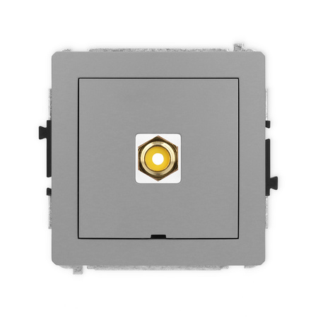 KARLIK DECO 27DGRCABO-1 Gniazdo pojedyńcze RCA