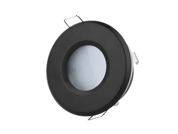 LED line® Oprawa sufitowa wodoodporna okrągła odlew czarna
