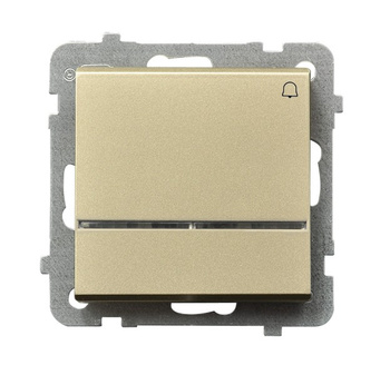 OSPEL SONATA ŁP-6RS/m/39 Łącznik zwierny "dzwonek" z podświetleniem