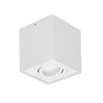 CAROLIN DLS GU10 downlight max 35W, IP20, kwadrat, biały