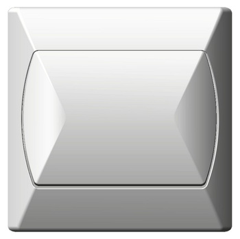 OSPEL AKCENT ŁP-1A/00 Łącznik jednobiegunowy biały