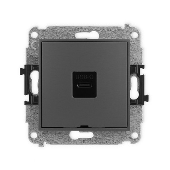 KARLIK MINI 28MGUSBBO-7  Gniazdo pojedyńcze  1xUSB C-C