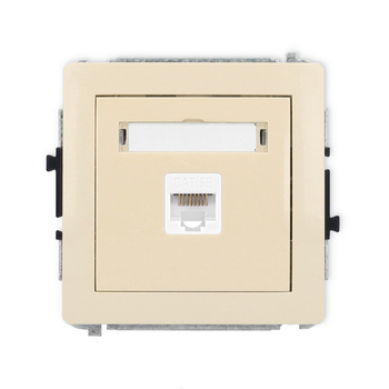 KARLIK DECO 1DGK-1  Gniazdo komputerowe pojedyńcze  1xRJ45