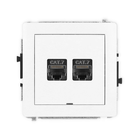 KARLIK DECO DGKBO-10 Gniazdo komputerowe podwójne 2xRJ45