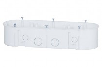 F-ELEKTRO Puszka końcowa 3x60 do płyt gipsowych 140x70x45 mm F1.0011