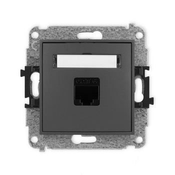 KARLIK MINI 28MGK-3  Gniazdo komputerowe pojedyńcze  1xRJ45