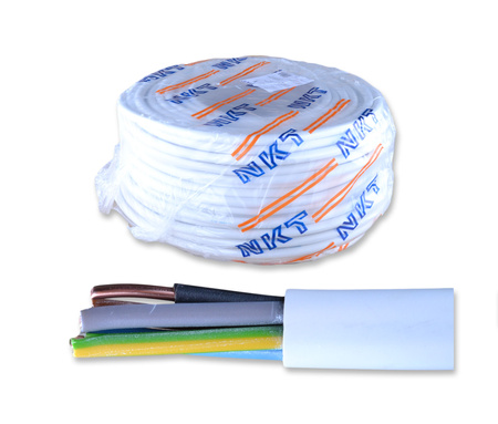 NKT przewód okrągły kabel YDY 5x6 żo 450/750 25m