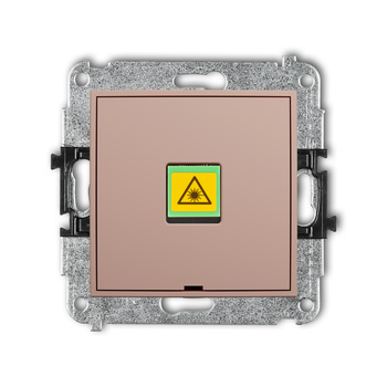 KARLIK MINI 62MGOPBO-1 Mechanizm gniazda światłowodowego/optycznego pojedynczego, bez pola opisowego