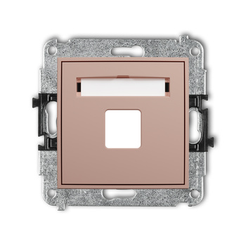 KARLIK MINI 62MGM-1P Mechanizm gniazda multimedialnego pojednczego bez modułu (standard Keystone)