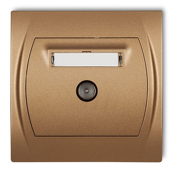 KARLIK LOGO 8LGTV-1  Gniazdo antenowe TV pojedyncze