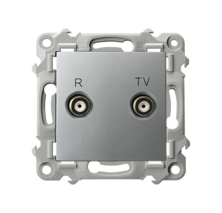 OSPEL SZAFIR GPA-ZK/m/18 Gniazdo RTV końcowe srebro