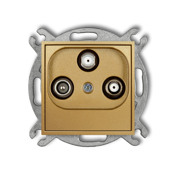 KARLIK MINI 29MGSN  Gniazdo abonenckie 2 wyjścia SAT + TV