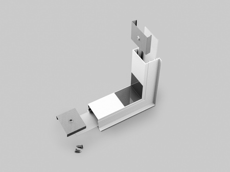 Łącznik VARIO30-07 270st gięty biały /op