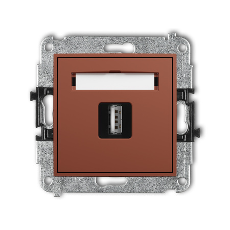 KARLIK MINI 63MGUSB-1 Mechanizm gniazda pojedynczego USB A-A 2.0