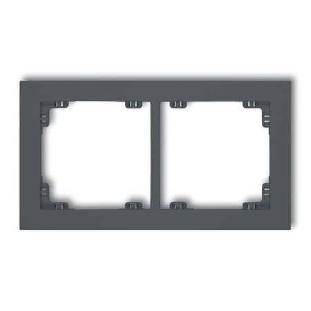 KARLIK DECO 28DR-2 Ramka uniwersalna podwójna z tworzywa