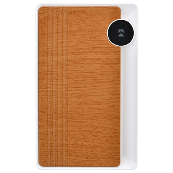 STRATIS AC, dzwonek przewodowy elektromechaniczny dwutonowy, 230V, biało-dębowy