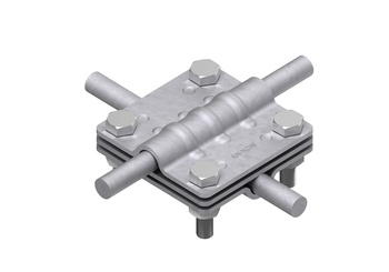 AN-KOM Złącze krzyżowe /małe/ B=30 mm 3 płytki A191148