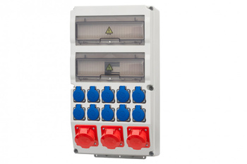 F-ELEKTRO F3.0820  Rozdzielnica CAJA 26M 3x32/5, 10x230V