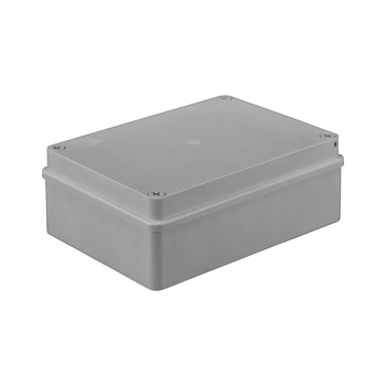 Puszka hermetyczna 190x140x70, bez dławików, szara, bezhalogenowa, IP65