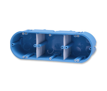 SIMET P3x60K 32324203 Puszka inst. potrójna do ścian GK płytka