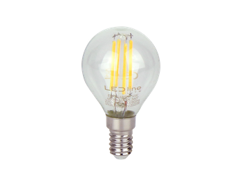 LED line LITE żarówka LED E14 4W 4000K 480lm 220-240V FILAMENT G45 KULKA