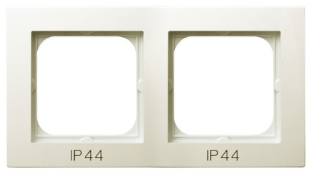 Ospel as RH-2G/27 Ramka podwójna do łączników IP-44