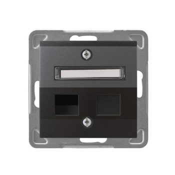 Ospel impresja GPK-1YS/p/50 Obudowa gniazda typu Keystone skośna