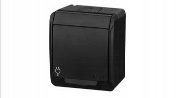 Gniazdo natynkowe pojedyncze z uziem.0321-09