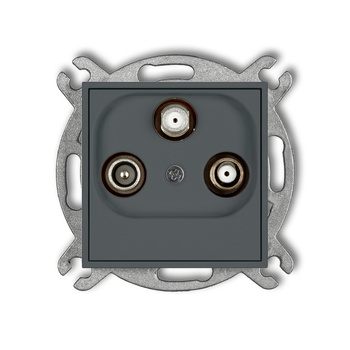 KARLIK MINI 28MGSN  Gniazdo abonenckie 2 wyjścia SAT + TV