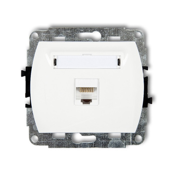 KARLIK TREND GK-1e  Gniazdo komputerowe pojedyńcze  1xRJ45