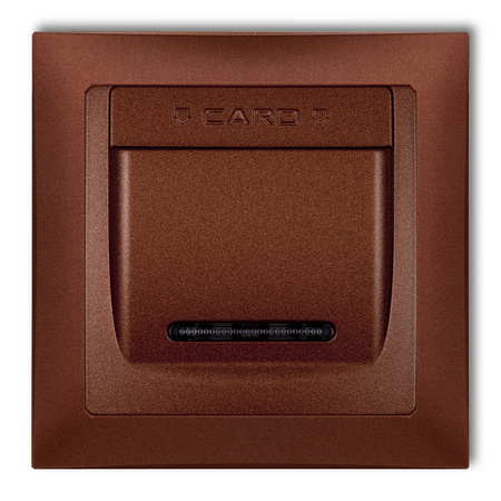 KARLIK DECO 9DSHSO-1 Łącznik hotelowy z ramką uniwersalną pojedynczą z tworzywa DECO Soft