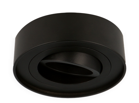 LED line® Oprawa wpuszczana okrągła ruchoma czarna ROLLO MIDI