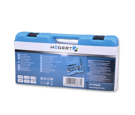 HOGERT HT1P635 Gwintownice do rur 1/4" - 5/4"