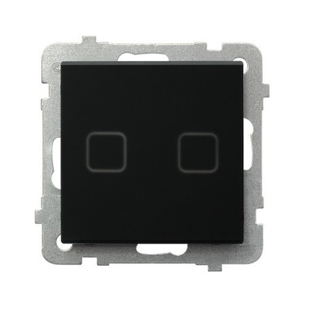 SONATA TOUCH ŁPD-2RS/m/79 Łącznik dotykowy dwugrupowy świecznikowy z podświetleniem