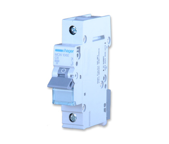 Hager mcn106e wyłącznik nadprądowy 1p c 6a