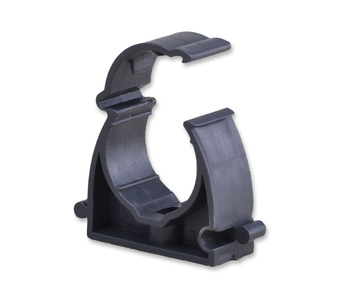 TT PLAST Uchwyt zamykany okrągły szary UZ 25 10224