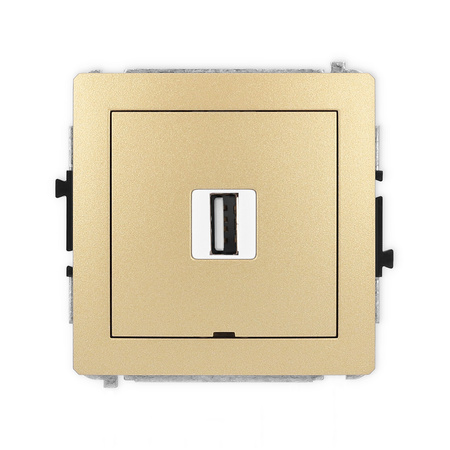 KARLIK DECO 29DGUSBBO-1  Gniazdo pojedyńcze  USB A-A 2.0