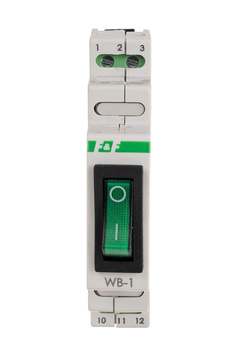 F&F Przełącznik dwupozycyjny WB-1 z lampką sygnalizacyjną