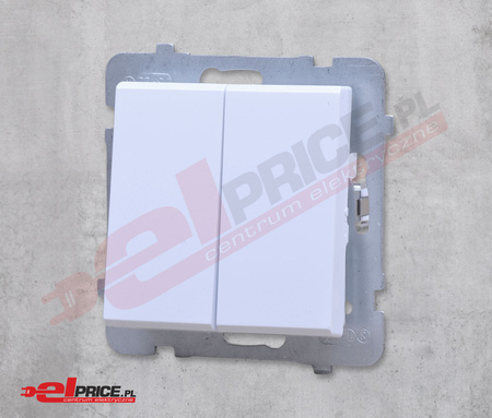 Ospel sonata łp-2r/m/00 włącznik świecznikowy dwugrupowy