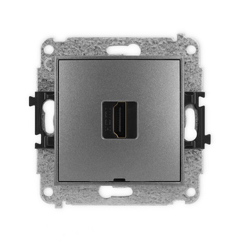 KARLIK ICON 11IHDMIBO-5 Mechanizm gniazda pojedynczego HDMI 2.1, 8K, bez pola opisowego